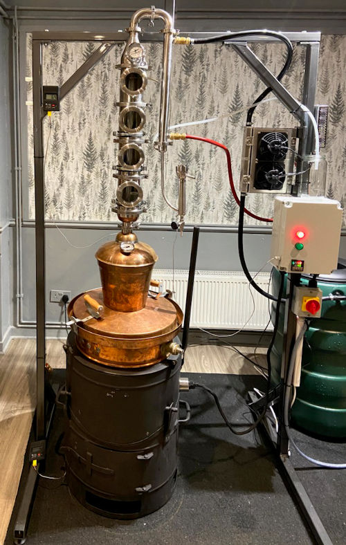 Woodside Distillery spirit still Spirit Still